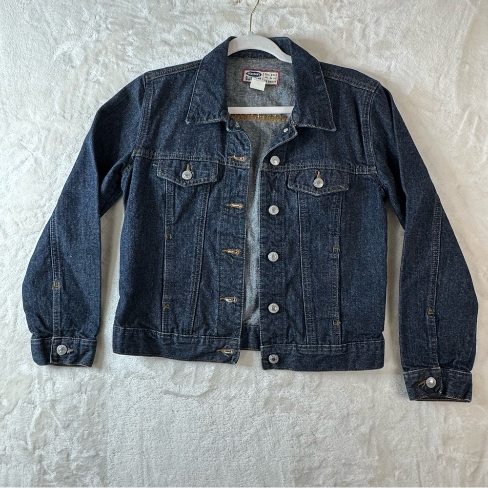 Vintage Old Navy Denim Jacket Jean Small Men’s Trucker made in Hong Kong Retro